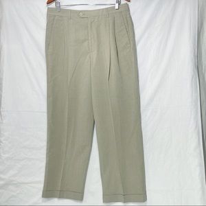 LACOSTE Pleated Pants Like New Rare waist Size 34